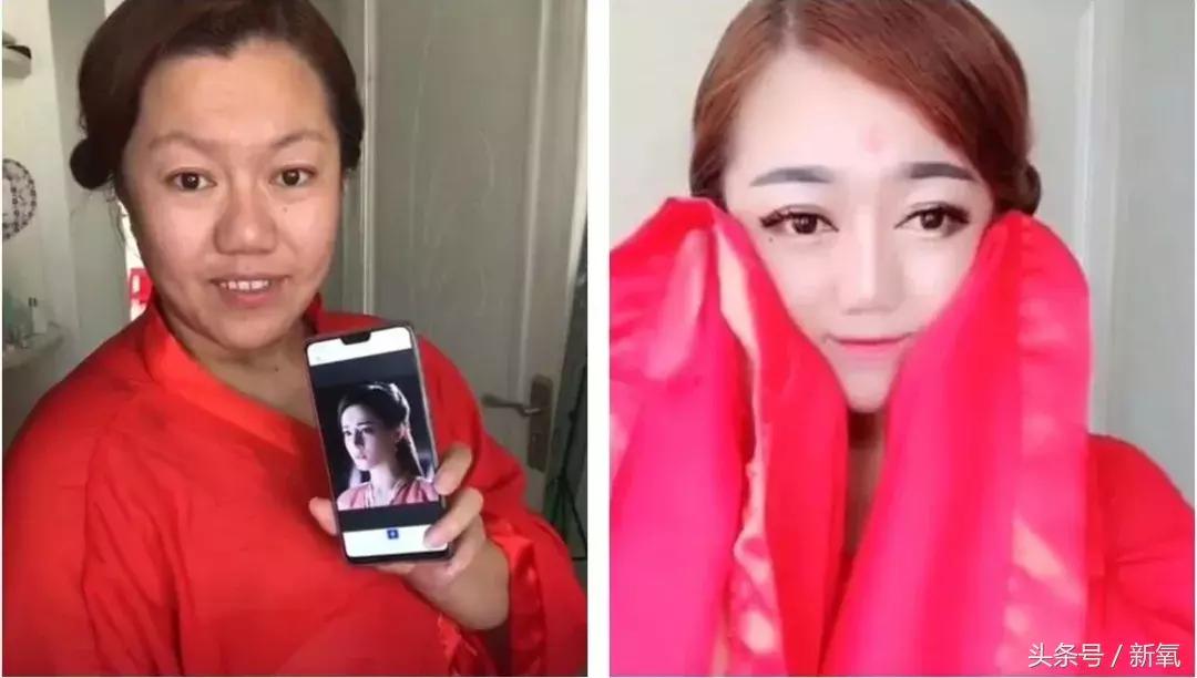 抖音大妈都能化成迪丽热巴，这个面具太神奇了！