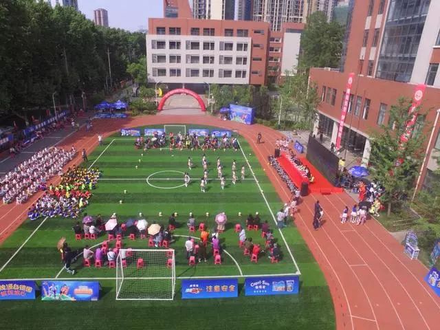 武汉市硚口区青少年足球比赛,当足球遇见中国风