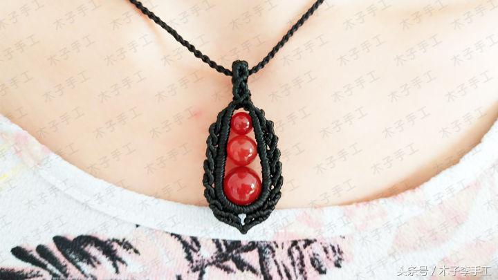 玛瑙项链编织款式,玛瑙项链吊坠怎么做