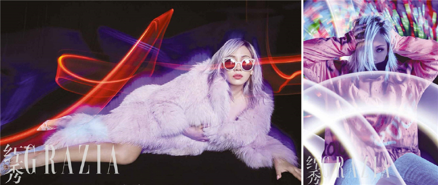 李彩琳红毯,李彩琳超长外套