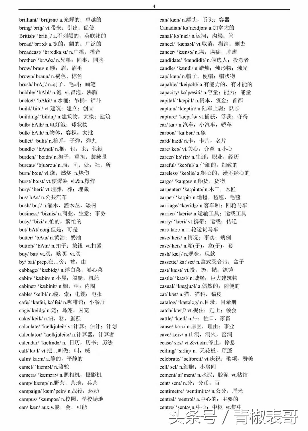 英语四六级词汇表完整版,大一新生英语四六级单词书推荐