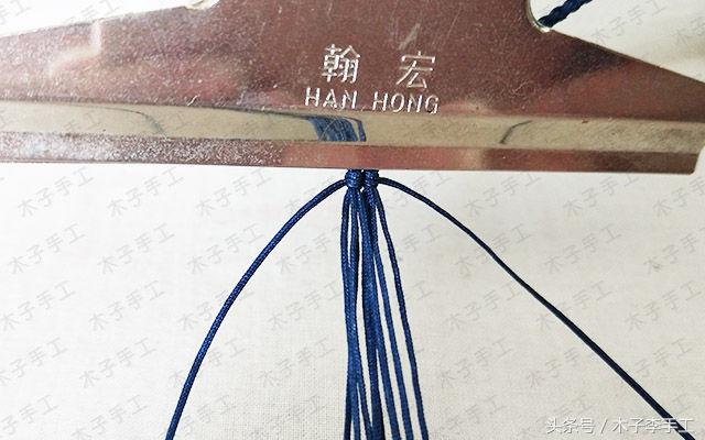 项链绳编法收尾打结扣,项链绳扣怎么系