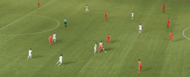 u23国足0-2不敌韩国队无缘四强,国足2比0胜u23国足实拍