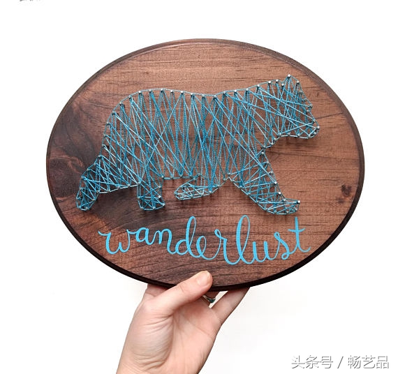 木片绣花教程视频,手工乱针绣画