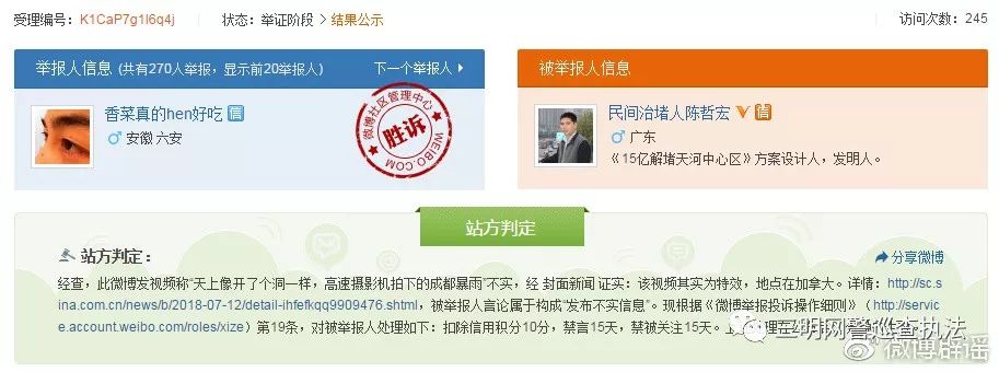 微博辟谣24小时,辟谣年度报告