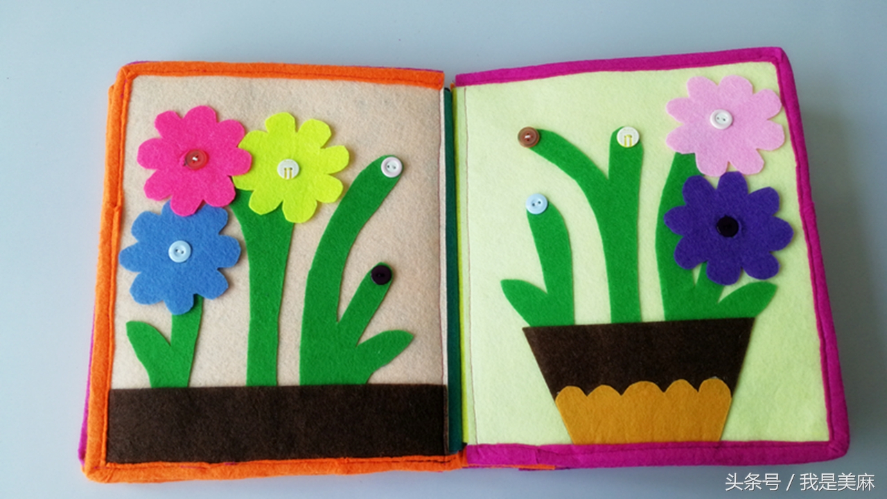 婴儿布书制作0-1岁早教,宝宝的第一本早教布书自制