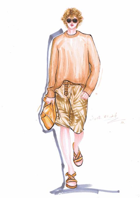 笔尖上的秀场！用一只马克笔带你穿梭各大秀场（成衣vs手绘）