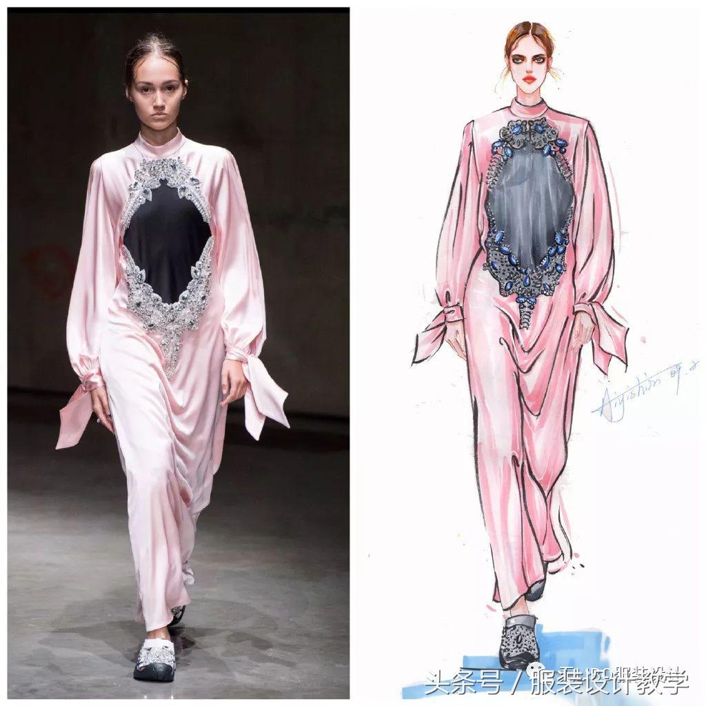 笔尖上的秀场！用一只马克笔带你穿梭各大秀场（成衣vs手绘）