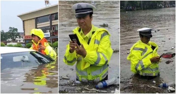 八旬老人溺水后民警救起,年近八旬“老警”勇救落水者