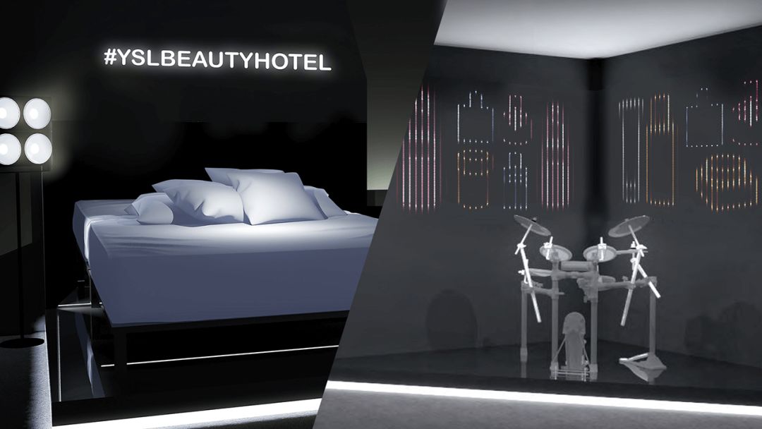 YSL在上海开了家快闪酒店,我们去试了她家新口红!