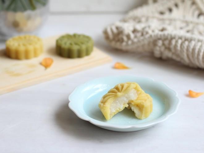 绿豆沙牡丹,绿豆沙红丝绒酥饼