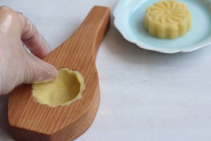 绿豆沙牡丹,绿豆沙红丝绒酥饼