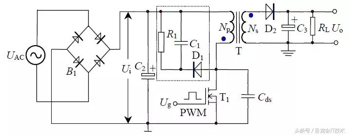 rcd钳位电路二极管选择,rcd钳位电路中的二极管