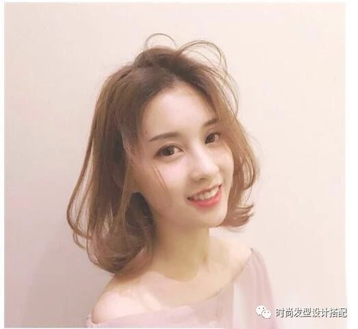 中短发烫发发型免打理慵懒风,慵懒蓬松自然短发烫发