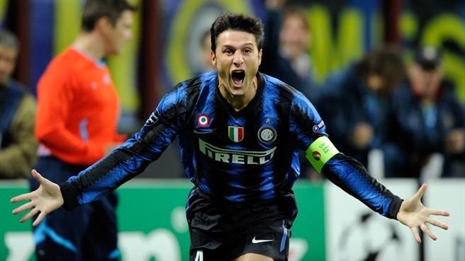 萨内蒂对国米,萨内蒂庆祝国米进欧冠决赛