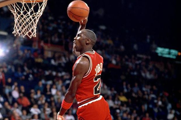 巅峰时期乔丹弹跳力有多高,乔丹最新身高排名