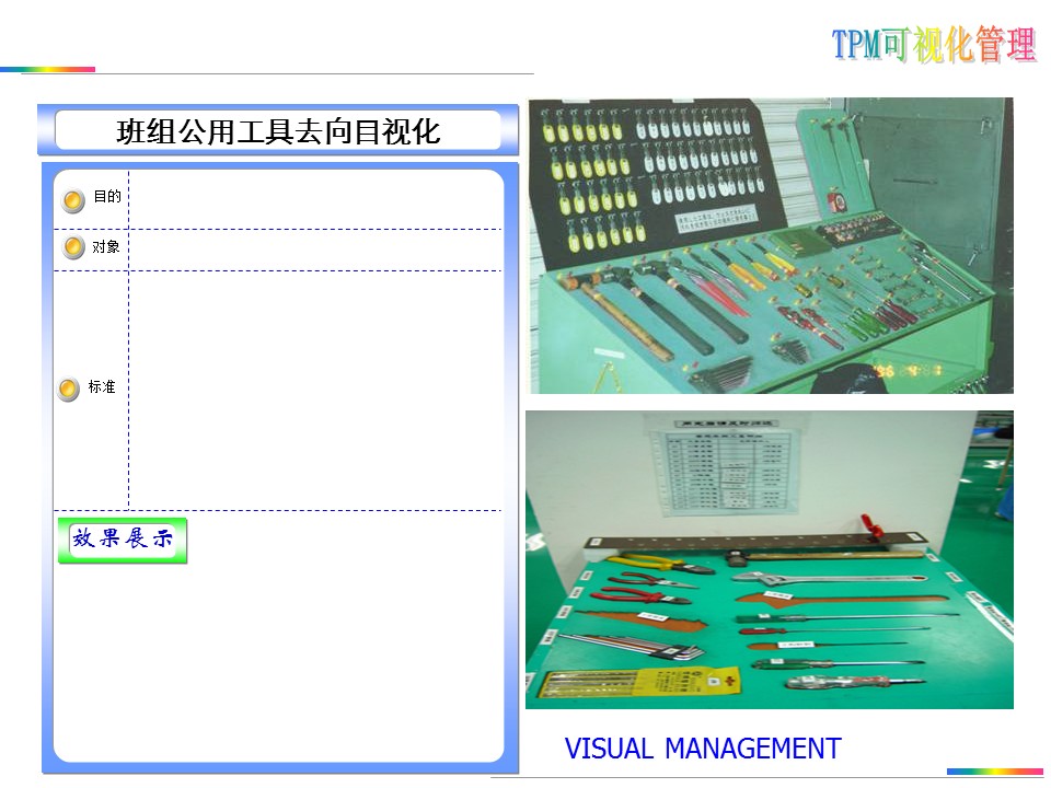 可视化目视化安全标准化标识牌,目视化管理信息