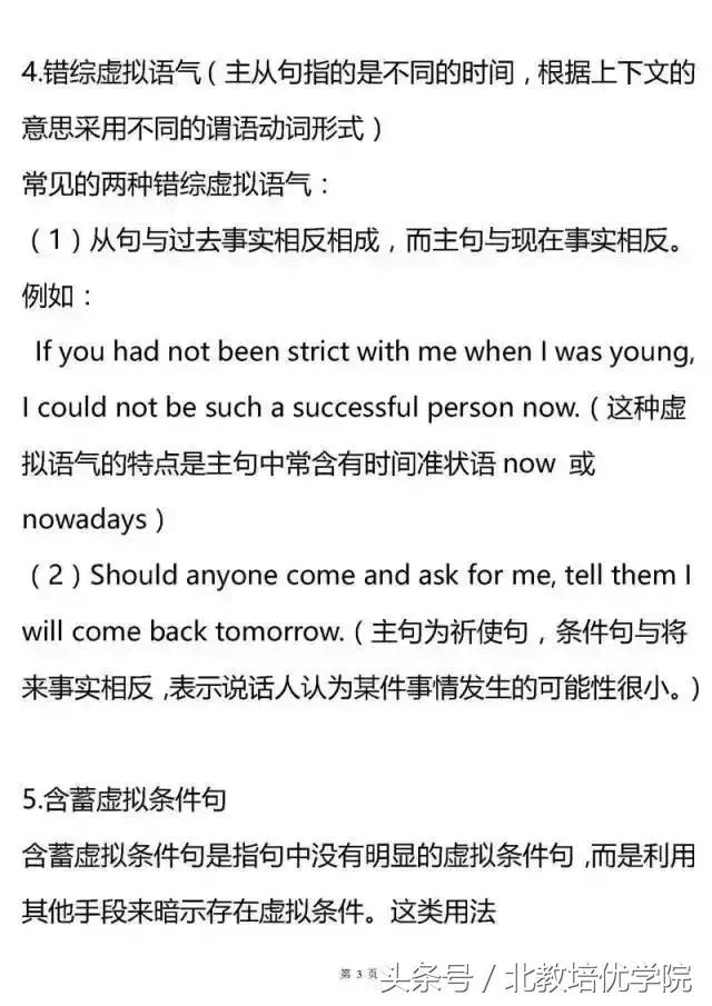 高中自主招生英语必考知识点,新高考语法英语题型