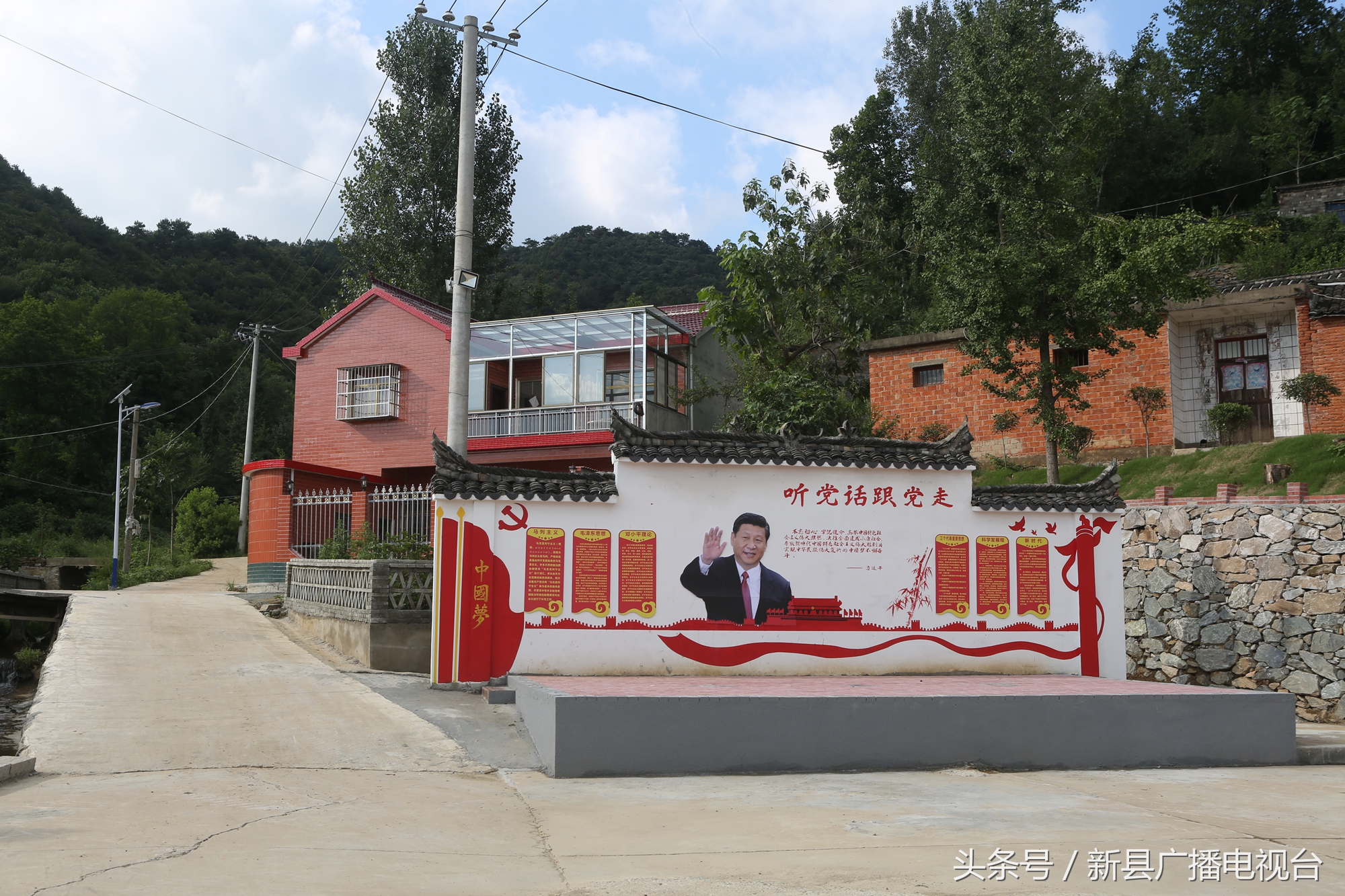 我的美丽乡村梦绘画,我的美丽乡村