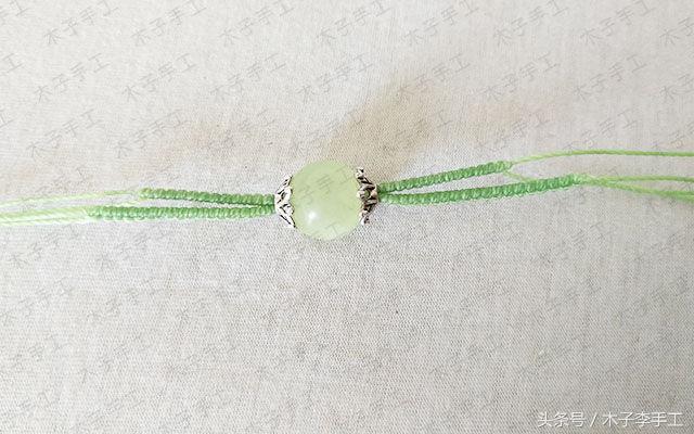 素圈米奇项链编织教程,项链编织教程慢动作