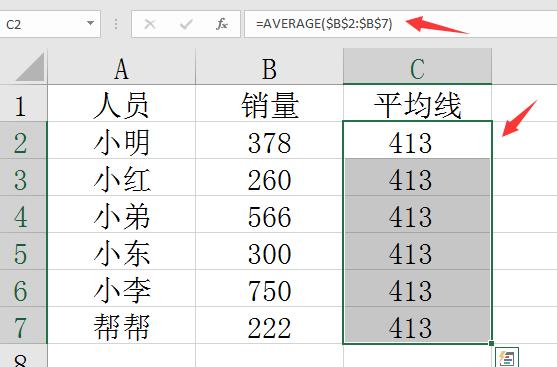 如何在excel图表中显示平均值线,excel数据分析图表标准线怎么来