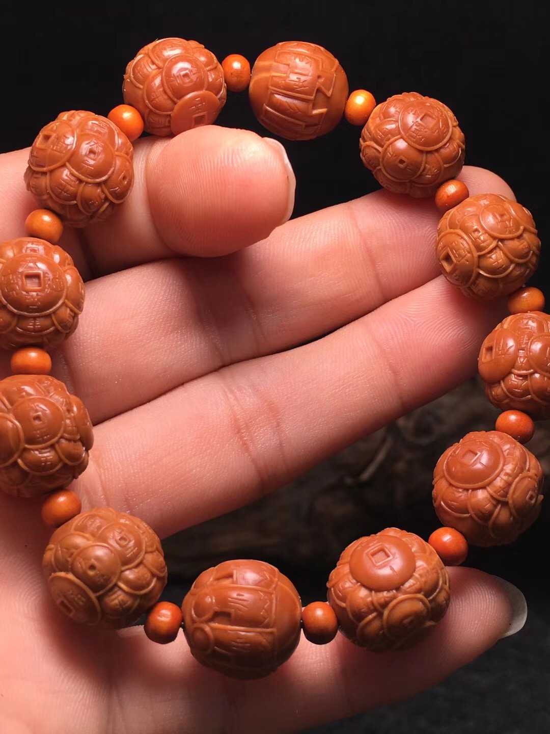 橄榄核雕为什么裂,橄榄核雕稍微有一点裂