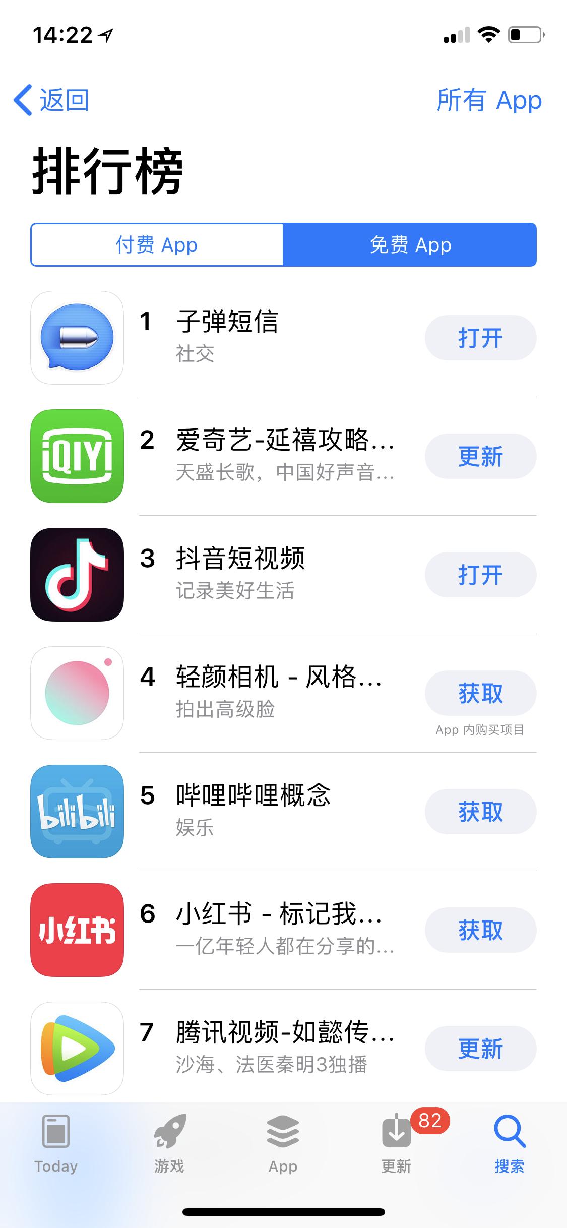 *弹子**短信AppStore排名第一，能“颠覆”微信吗？