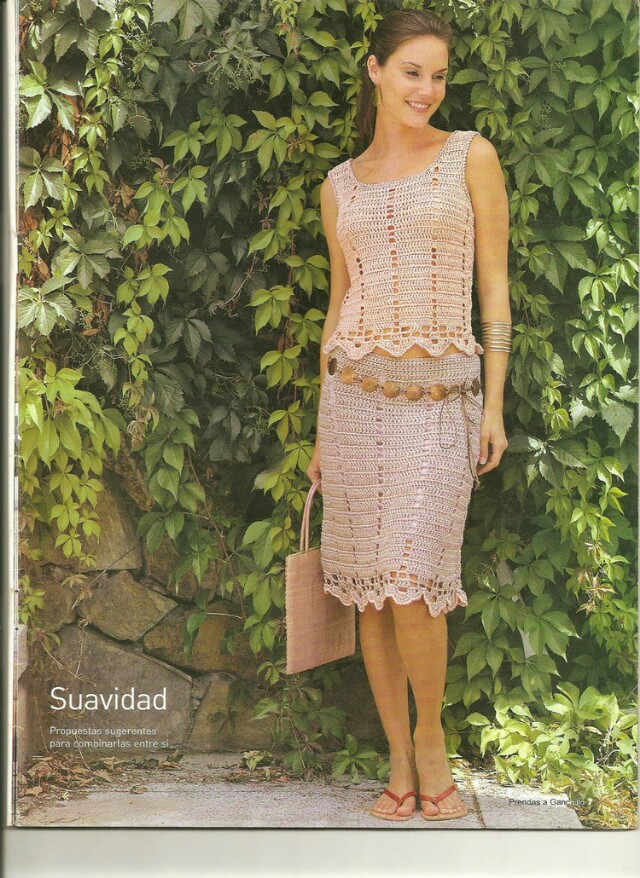 外网钩针衣服作品,比利时钩针美衣教程