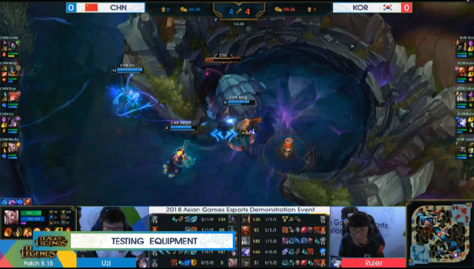 uzi与兮夜五杀,英雄联盟亚运会uzi兮夜