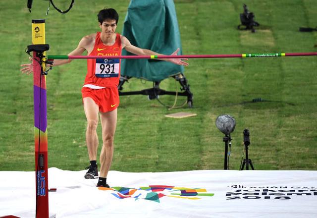 时隔28年中国选手再次夺得亚运会男子跳高金牌,王宇厚积薄发