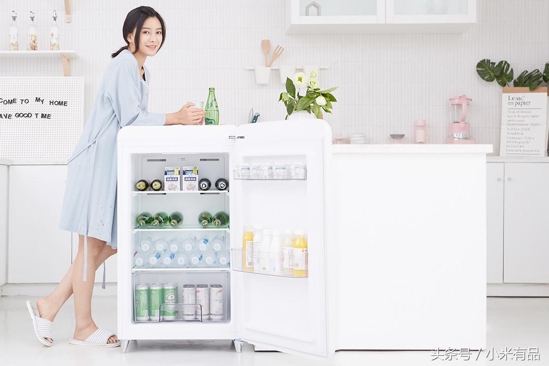 风冷无霜小型家用冰箱,复古风冷无霜冰箱小型