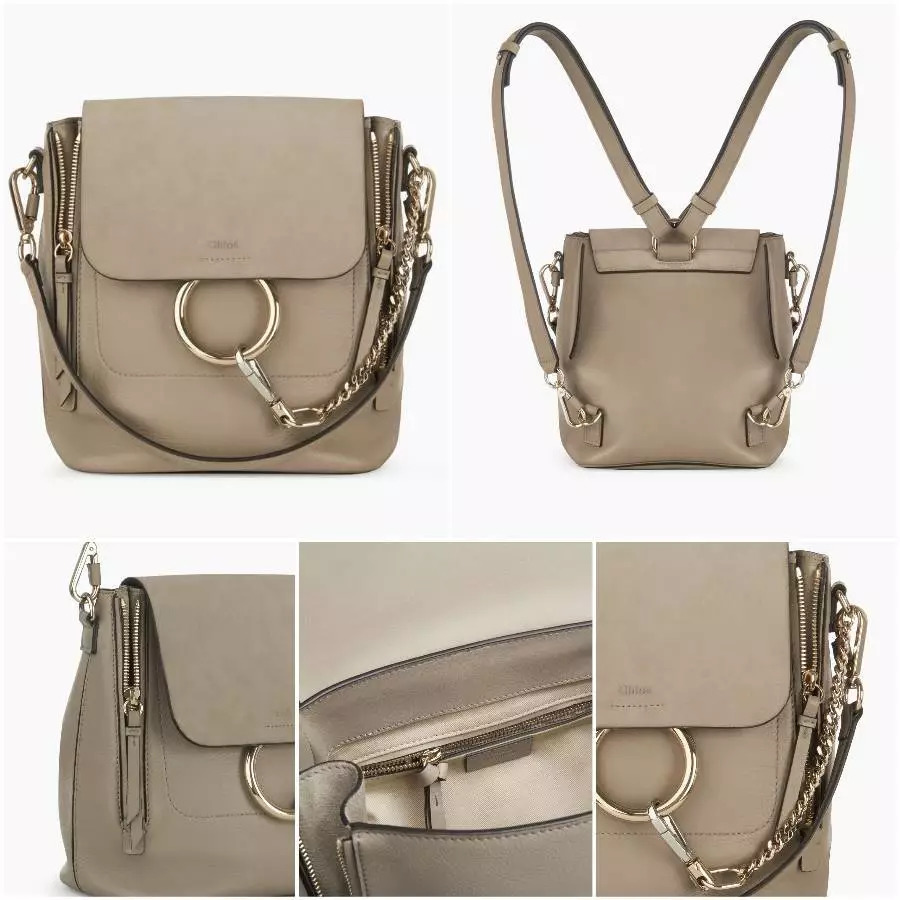 chloefaye双肩包怎么斜挎,chloe包包怎么鉴别