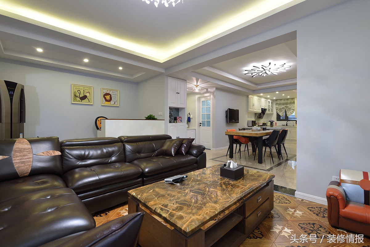 暖色系别墅年轻简约设计,温暖的装修