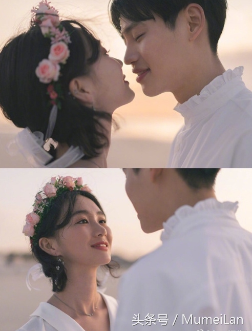 甜到炸的小清新婚纱照就该这样拍,韩式小清新可爱俏皮室内婚纱照