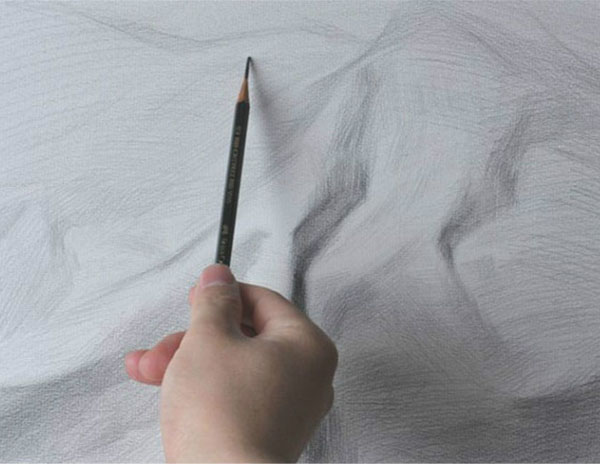 最简单的素描衬布画法,画好素描教程