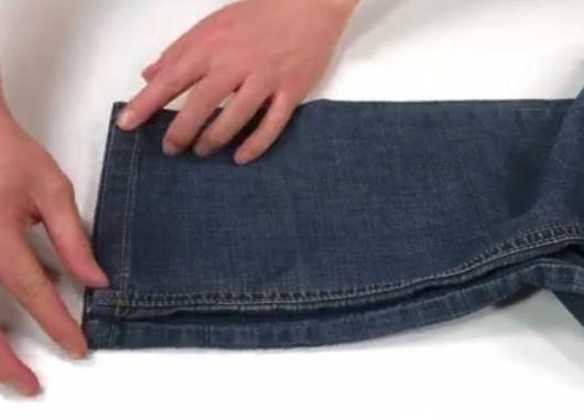 生活技巧，解决裤腿太大太宽问题，方法简单好学，巧妙的很