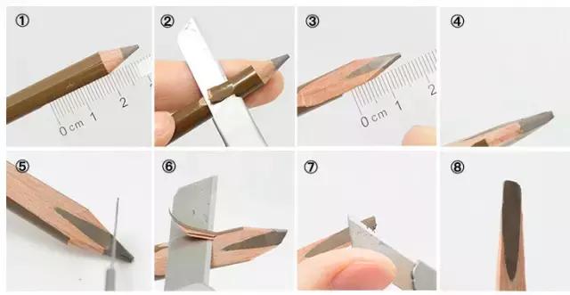 植村秀砍眉刀眉笔试色,植村秀刀砍眉笔