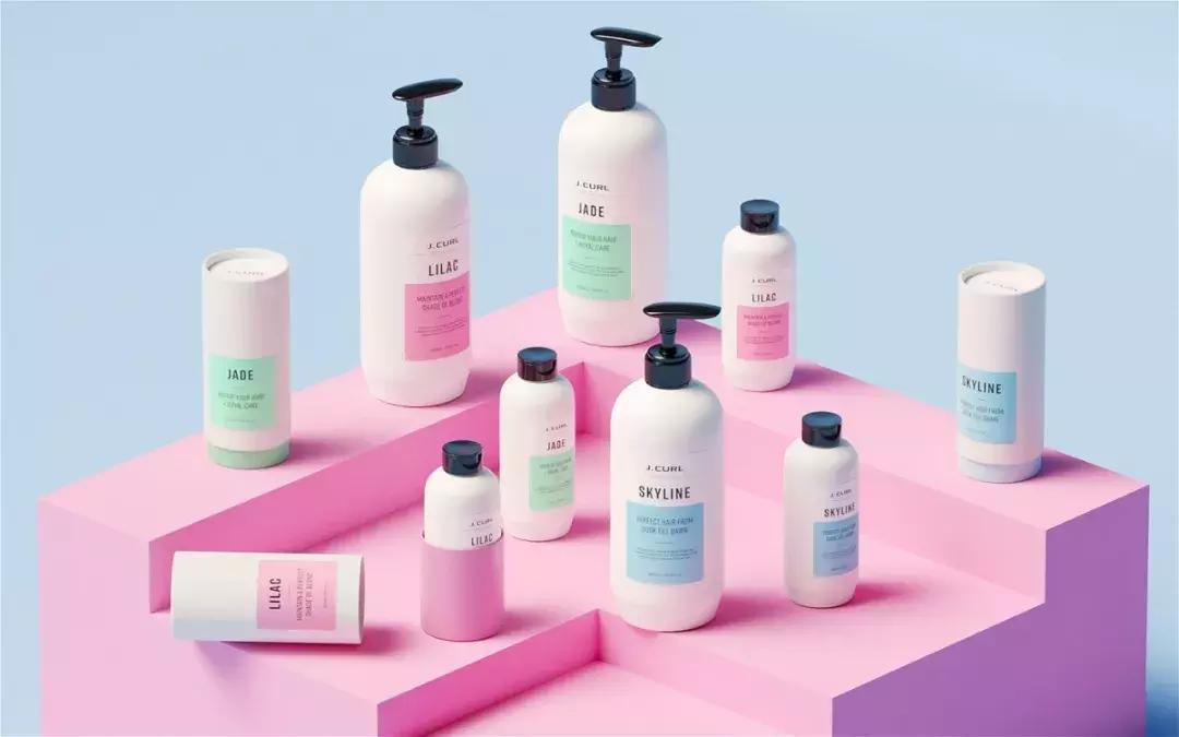 J.Curl头发护理品牌形象包装设计