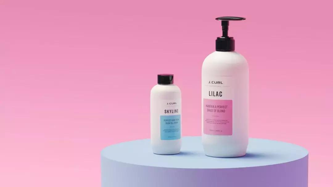 J.Curl头发护理品牌形象包装设计