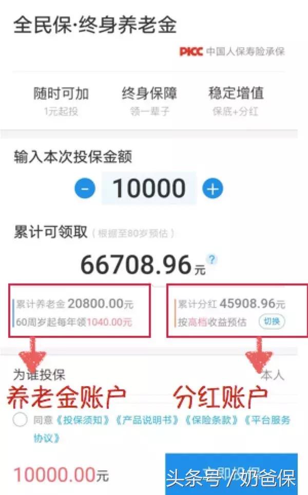支付宝全民保险可以终身领取吗,支付宝全民终身养老金分红