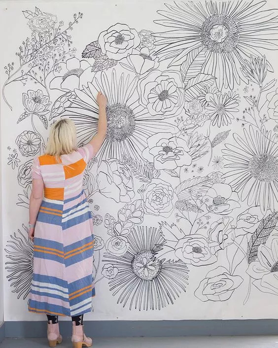 房屋墙绘,家中墙绘