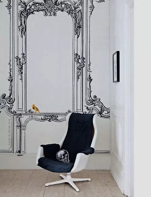 家周围的墙绘,家里的一处角落墙绘