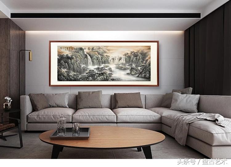 肌理装饰画推荐客厅挂哪里,家居装饰画如何摆放