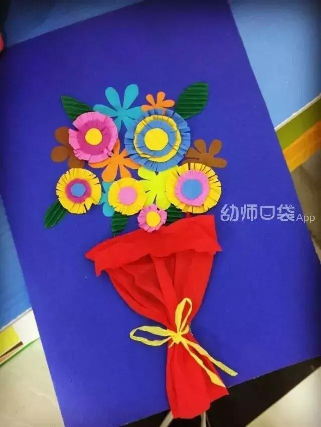 教师节手工立体花贺卡简单又漂亮,教师节的贺卡手工简单的立体花