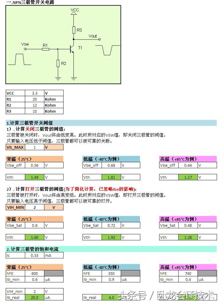 三极管自激振荡开关电源电路图,三极管如何判断它工作在开关状态