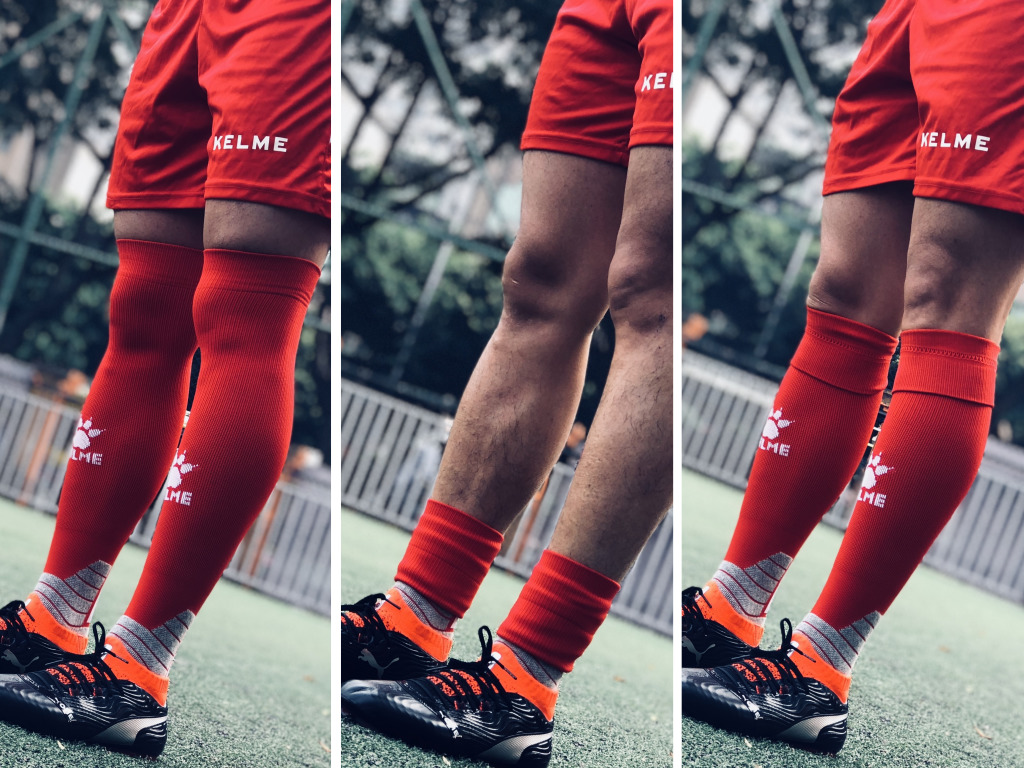 足球比赛穿两个袜子,足球场上的袜子