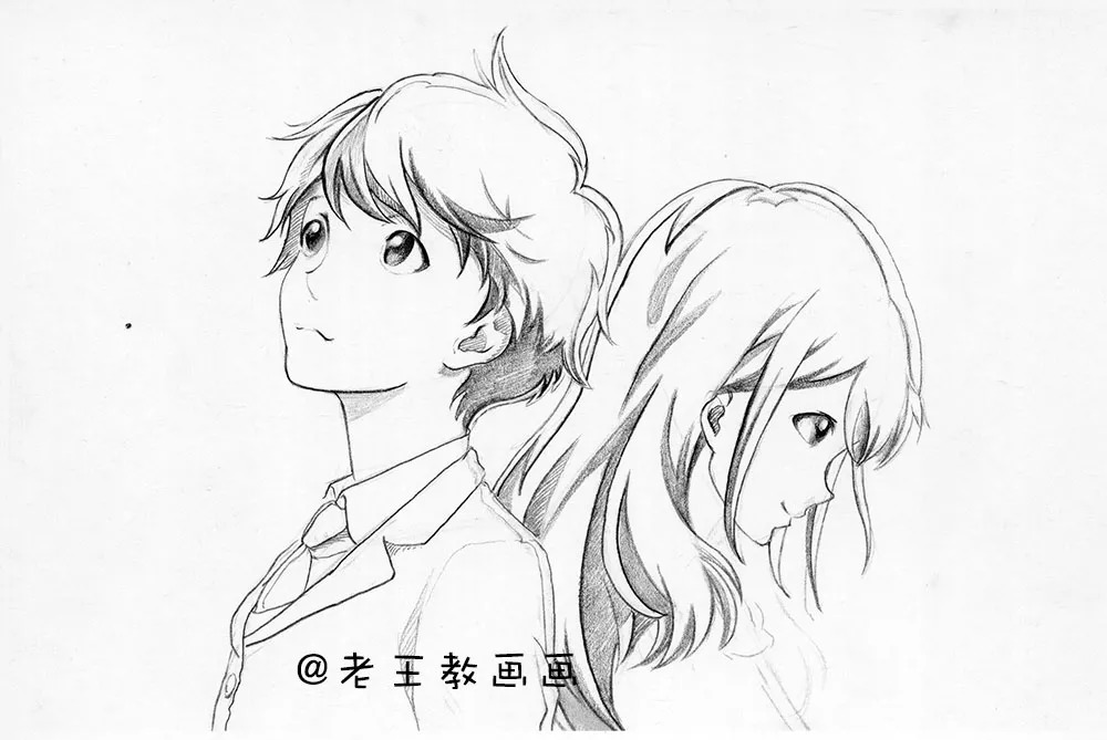 漫画人物简笔画简单又好看,漫画人物简笔画古风难