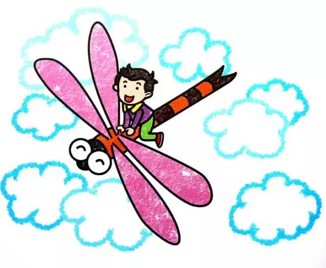 儿童油画棒画原创高清素材,儿童油画棒画素材