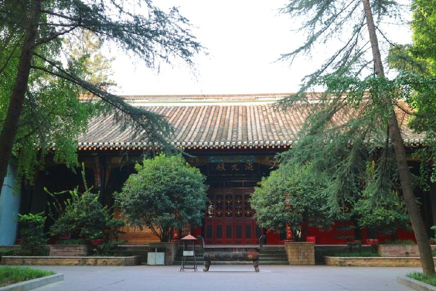 青羊宫道法自然墙,青羊宫的铜羊在哪