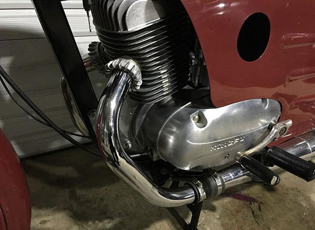 废品站捡到一台摩托车翻新,幸福250旧车翻新